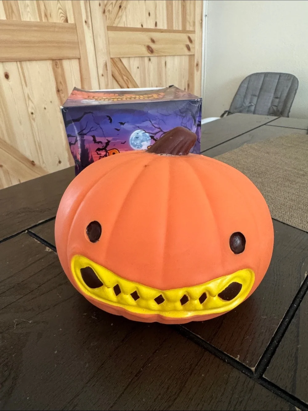 Jumbo size Extra large Halloween Pumpkin squishy orange